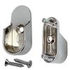 48" Oval Closet Rod Kits | Chrome | Rear Pin End Brackets & Hardware | Heavy-Gauge Steel | 3 Kits | Desunia view 2