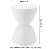 Cosiki Hourglass Shape Stool Bathroom Wearresisting Hourglass Stool view 3