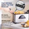 Elite Gourmet EDF2100 Electric Immersion Deep Fryer Removable Basket Adjustable Temperature, Lid with Viewing Window and Odor Free Filter, 2 Quart / 8.2 cup view 4