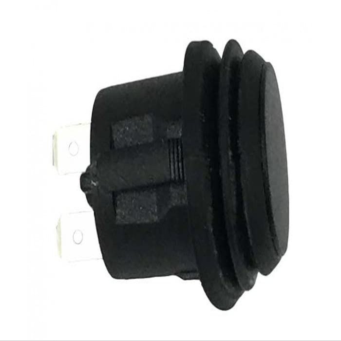 American Outdoor Grill Black 1-Count 1-Way Flush Mount Stainless Steel Push Button Switch