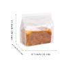 Cyblinia 25 White Toast Bags with Window - 11 * 8.7 * 4.3 Inch Paper Bread Bags with Tin Tie Tab Lock for Toast, Cookie, Coffee Bean view 2
