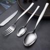 16 Piece Silverware Set for 4, Premium Stainless Steel Flatware Set,Mirror Polished Cutlery Utensil Set,Durable Home Kitchen Eating Tableware Set,Include Fork Knife Spoon Set TWEE view 2
