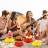 7 Pcs BBQ Baby Shower Honeycomb Centerpieces BBQ Party Tables Decorations BBQ Theme Table Topper for Birthdays BBQ Picnic Party Summer Barbecue Themed Holidays Party Supplies view 2