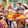 7 Pcs BBQ Baby Shower Honeycomb Centerpieces BBQ Party Tables Decorations BBQ Theme Table Topper for Birthdays BBQ Picnic Party Summer Barbecue Themed Holidays Party Supplies view 3