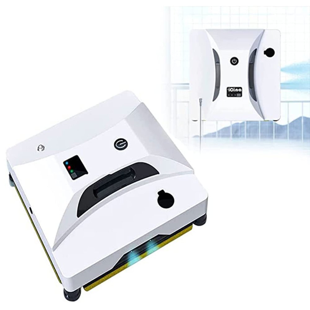 CHUNTIANMEI Window Cleaner Robot,Automatic Water Spray Robot Glass Cleaner with Remote Control,Smart Household Window Cleaning Robot Vacuum Deep Cleaning,for Windows,Glass,Tiles