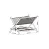 Dish Drying Rack Multipurpose Stainless Steel Foldable X Shape 2-Tier Shelf Small Dish Drainers with Drainboard view 4