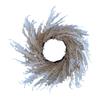 Artificial Pampas Grass Wreath, 24" Faux Pampas Grass Decor for Boho Style Decor view 1