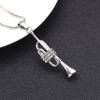 SHEIL Horn Memorial Urn Locket Keepsake Accessories Jewelry Necklace for Ashes Container Cremation Pendant for Funeral Gift view 2