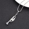 SHEIL Horn Memorial Urn Locket Keepsake Accessories Jewelry Necklace for Ashes Container Cremation Pendant for Funeral Gift view 3