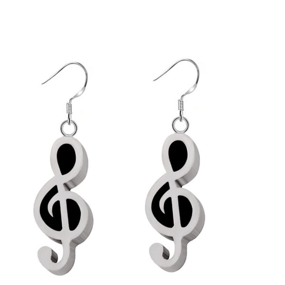 SHEIL Stainless Steel Urn Pendant Stainless Steel Keepsake Cremation Earrings - Memorial Ash Keepsake