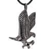 SHEIL Eagle Memorial Urn Necklace Stainless Steel Keepsake Cremation Jewelry for Ashes Holder Pet/Human Ashes for Women Men view 1