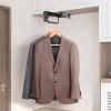 JIAOCKJIAO Pull-Out Closet Valet Rod,Extendable Closet Rod,Hanging Rod Double Ball Sliding Rail, Metal Clothing Rail Top Mount Hanger Rack Bar,for Coats,Pants,Scarves,etc view 2