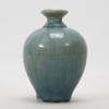 Artissance 7" H Green Porcelain Vintage Style Vase Short Neck view 1
