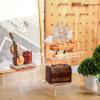 Tuanse 6 Pcs Buffet Risers, Food Risers for Buffet Table, Display Stand for Catering Dessert Collectibles Jewelry Figures Show, 5 Sided Acrylic Cube Display Organizer Acrylic Cube Boxes(Clear) view 4