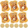 Henoyso 60 Set Happy Thanksgiving Scratch Off Game Cards Thanksgiving Turkey Fall Festival Party Game Activities for Adults 10 Winners 50 Loser Card Designs for Family Group Fun Dinner Activities view 1