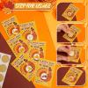 Henoyso 60 Set Happy Thanksgiving Scratch Off Game Cards Thanksgiving Turkey Fall Festival Party Game Activities for Adults 10 Winners 50 Loser Card Designs for Family Group Fun Dinner Activities view 3