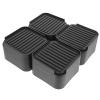 LIFKOME Adjustable Bed Risers 4-inch Bed Frame Risers Furniture Elevator for Decor view 1