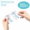 300 Removable Food Labels, Water/Oil/Tear Resistant Freezer Pantry Labels with Perforation Line No Residue Left for Food Containers Jars Kitchen Restaurant Storage Organization view 3