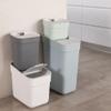CURVER Ready to Collect 100% Recycled 30L Kitchen Accessories Recycling Lift Top Bin Smoked Grey with Light Grey Lid view 4