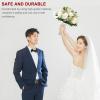 Toddmomy Flower Holder Foam Bride Flower Bouquet Holder Foam Floral Handle for Wedding Fresh Artificial DIY Decoration Floral Handle view 2