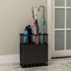 WANGFENG Umbrella Rack Stand, Umbrella Holder,Umbrella Stands Umbrella Stand Commercial Light Wrought Iron, Home Hotel Office Bank Umbrella Bucket, Small Large Size, Black White Gold view 2