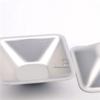 10pcs 3 Sizes Square Shape Aluminium Anodizing Egg Tart Mould Bean Jelly Pudding Mold Metal Cake Moulds DIY Bakery Tools (10pcs Medium) view 3