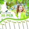 30 Pcs Mixed Style Flower, Grass, Butterfly Hair Clips and Barrettes - Plant-Inspired Hair Accessories for Women, Girls, School, Home, Party, Christmas (Bean Sprout Style) view 2