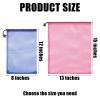 24 Pcs Mesh Bags Drawstring Mesh Laundry Bag Stuff Sack Nylon Bags Camping Nylon Bag with Drawstring Cord for Toys(13 x 15 Inch) view 2