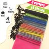 24 Pcs Mesh Bags Drawstring Mesh Laundry Bag Stuff Sack Nylon Bags Camping Nylon Bag with Drawstring Cord for Toys(13 x 15 Inch) view 4