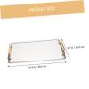 Alipis Elegant Jewelry Storage Tray Cosmetic Organizer for Desktop Sundries Creative Holder for Skincare and Makeup Accessories view 2