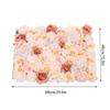 4 Pcs Artificial Flowers Wall Rose Flower Wall Panel Flower Backdrop Party Decor Romantic Bouquet Wedding Backdrop Floral Decoration Panel (Champagne Rose Peony Hydrangea) view 4