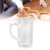 2Pcs Beer Mug 500ML Large Capacity Glass Mug Pub Beer Mugs with Handle Heavy Base Fun Entertainment Beverage Drinking Cups for Water Wine Cold Drinks view 4