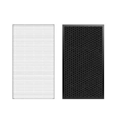 LANGshaw H12 Filter FZ-D40HFE and Actived Carbon Filter FZ-D40DFE Compatible for Sharp KC-D40 KC-D50 KC-D40Y KC-E40-W KC-E50-W KC-F50-W Leisurely