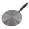 Heat Diffuser, Stainless Steel Induction Adapter Plate, Convenient and Induction Hot Plate with Lac handle, Induction Hob Heat Cooking Diffuser for Electric Gas Stove view 1