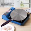 Heat Diffuser, Stainless Steel Induction Adapter Plate, Convenient and Induction Hot Plate with Lac handle, Induction Hob Heat Cooking Diffuser for Electric Gas Stove view 2