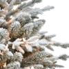 7.5 ft Pre-lit Flocked Slim Northern Fir PE/PVC Tree, 2365 Tips, 400 UL Clear Incandescent Lights view 2