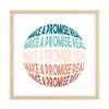 Nature Creative Dimensional Wood Art 2A - Wall Art - 32 x 32 - Multi - Light Wood Frame view 1