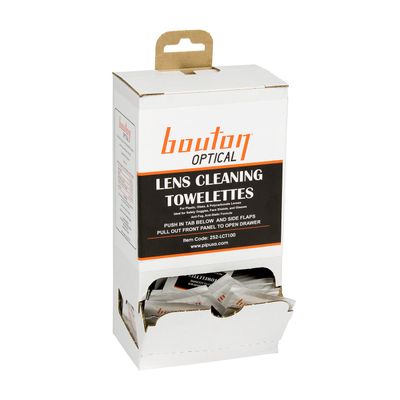 2 Set- Bouton Optical 252-LCT100 Lens Cleaning Towelette Dispenser, Large