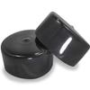 Prescott Plastics 2.5-Inch Round Vinyl Plug Inserts, Flexible Rubber End Caps for Metal Tubing, Fence Posts, and Furniture, Durable Glide Inserts, Made in USA - 50 Pack view 1