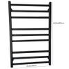 APUM Heated Towel Rack, Electric Towel Warmer,Heated Towel Radiator Wall-Mounted Electric Heated Towel Rack and Drying Racks for Bathroom Electric Towel Warmer (Plugin) view 2