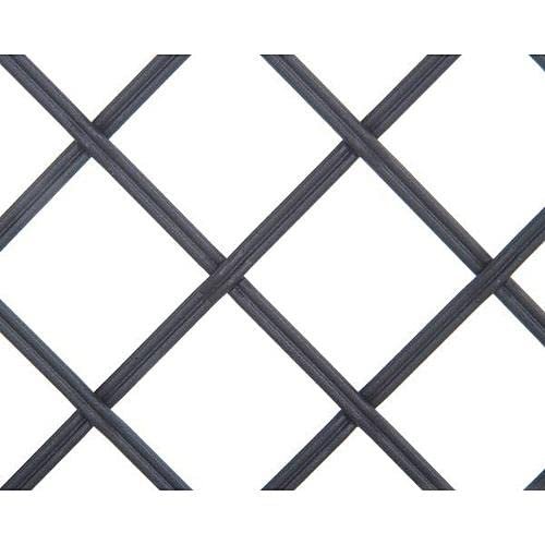 VAN DYKE'S RESTORERS Kent Design 182P 1" Flat Fluted Press Crimp Wire Grille, 18" X 24", Flat Black
