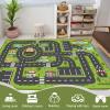 Car Rug Play Mat, Road Rug Carpet for Kids, City Life Educational Road Traffic Carpet for Aged 3-12 Years Old(80160cm/3263inch) view 2