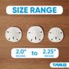 Real Sand Dollars for Crafts, 2" inch Florida Sand Dollar, 24pcs view 2