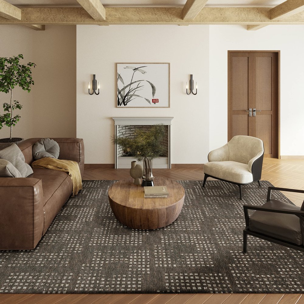 Addison Rugs Eleanor AER31 Brown 8' x 10' Indoor Outdoor Area Rug, Easy Clean, Machine Washable, Non Shedding, Bedroom, Living Room, Dining Room, Kitchen, Patio Rug