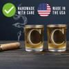 2pk Etched Monogram 2.5oz Shot Glasses (Letter C) A-Z Personalized shot glass, Custom shot glasses, Set of two Shot Glasses, Initial Birthday Gift shot glass Cute view 4
