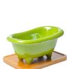 Draining Soap Dishes Nordic Ceramic soap Box soap Dish Indoor washbasin Bathroom Kitchen Storage Box Creative Small Bathtub soap Box Bath soap Rack Soap Tray (Color : D) view 1