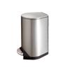 moisture Garbage Cans Kitchen Trash Can Stainless Steel Household Foot-Operated Trash Can with Lid for Living Room Bedroom Office Garbage Waste Storage Indoor Trash Can (Size : 30L) view 1