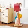 XINGLL Coat Rack Stand Clothes Rack Stand, Wood Look Accent Furniture, Children's Umbrella Handbag Scarves Garment Storage Holder, Portable Hall Entryway Bedroom Organizer Rack view 2