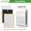WILERDA HR900 Replacement Filter Set Compatible with HR900 Ultimate Pet Air Pur-ifier,1+1+6 Pack (Upgraded) view 2