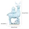 HH-CC Sculpture Tabletop Statue Sculpture Statues Desktop Coffee Table Crafts Furnishings People Animals Abstraction TV Cabinet Decorations view 2